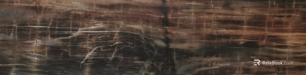 Dark coffee-colored straight-veined marble wall texture