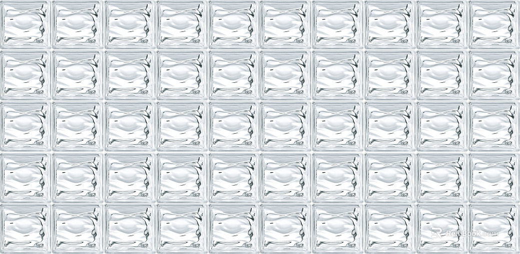 Art glass brick hollow glass brick crystal brick texture