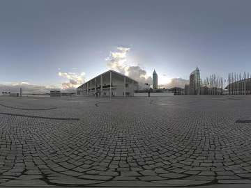 City Square Day Sunny Day HDR texture (ID:ffabg26901)