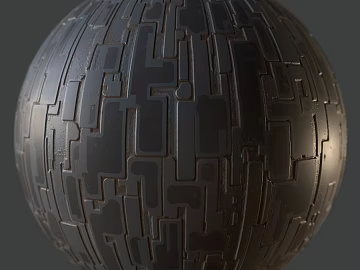 Sci-fi Scene Wall PBR texture (ID:ffach813181)