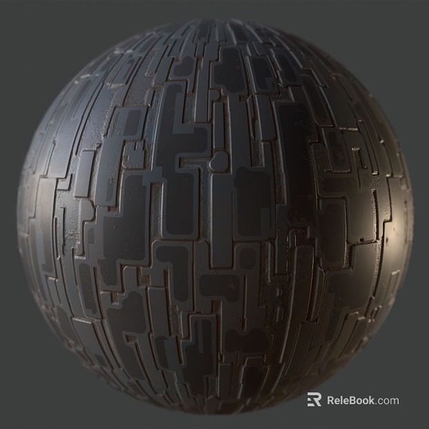 Sci-fi Scene Wall PBR texture