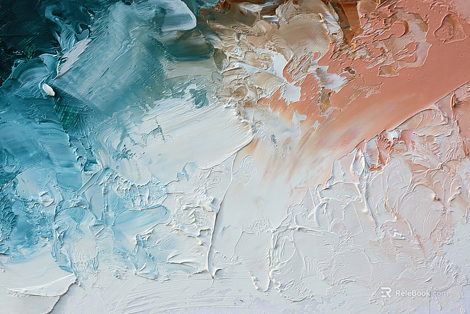 three-dimensional physical painting texture