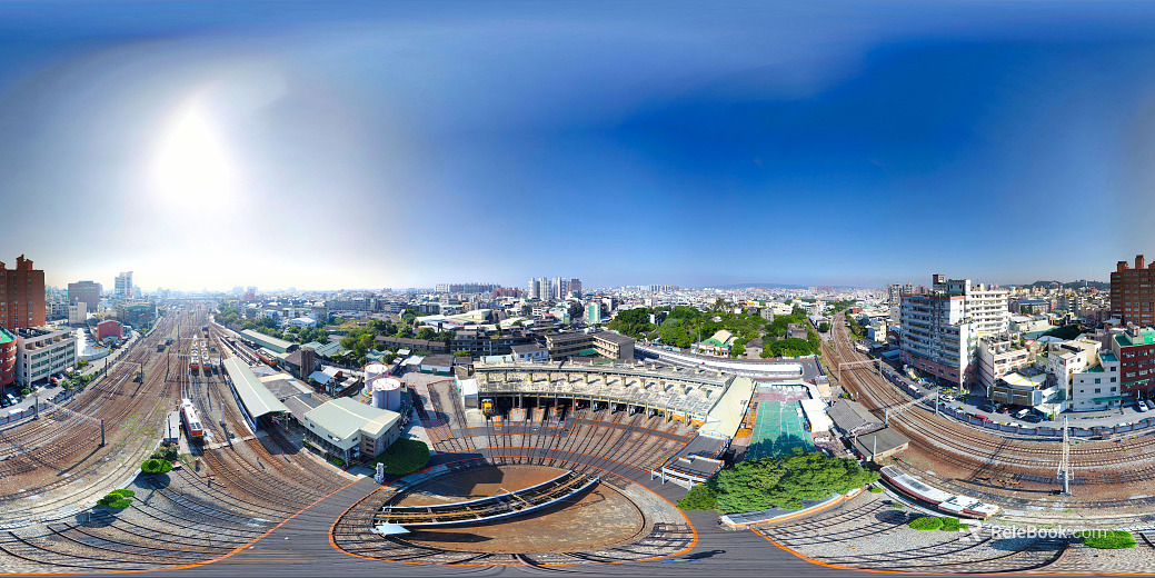 HDR urban ecological greening panorama texture