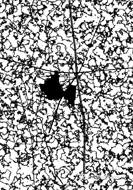 Black and white embossed abstract texture map texture