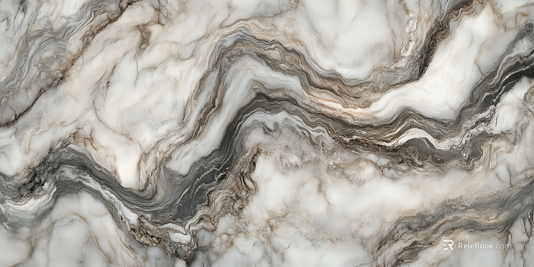 Landscape pattern black and white root luxury stone texture