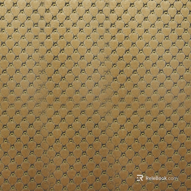 Warm Yellow Geometric Fabric Soft Fabric texture