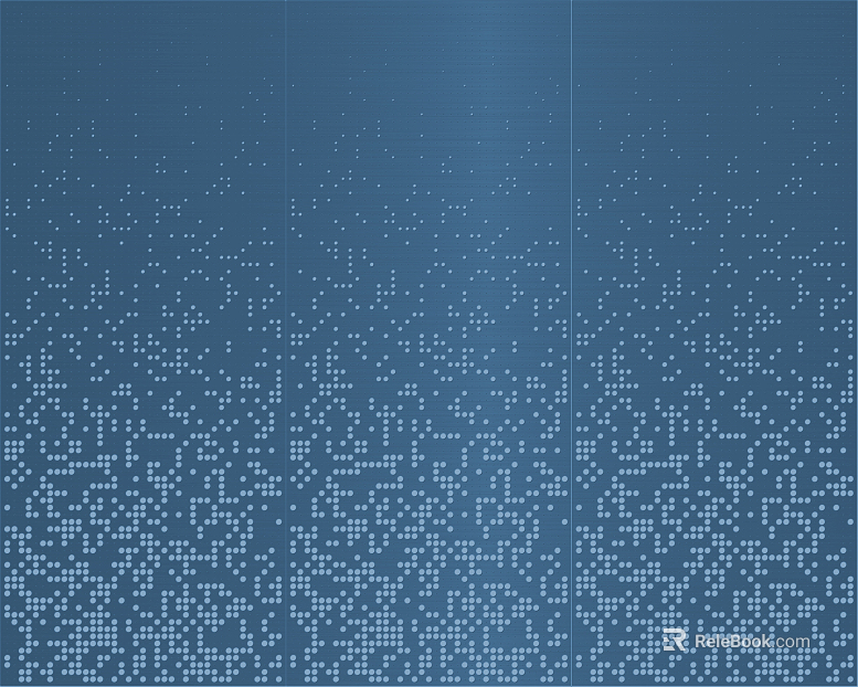 Blue gradient perforated plate metal texture