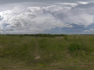 Outdoor Blue Sky Grassland Lawn HDR texture (ID:ffach750456)