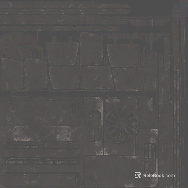 Dark gray old metal plate industrial wind components texture