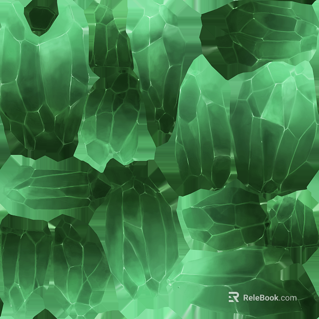 Transparent stone Swiss emerald green texture