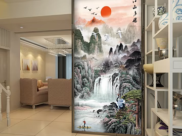 landscape painting texture (ID:ffajg30521)