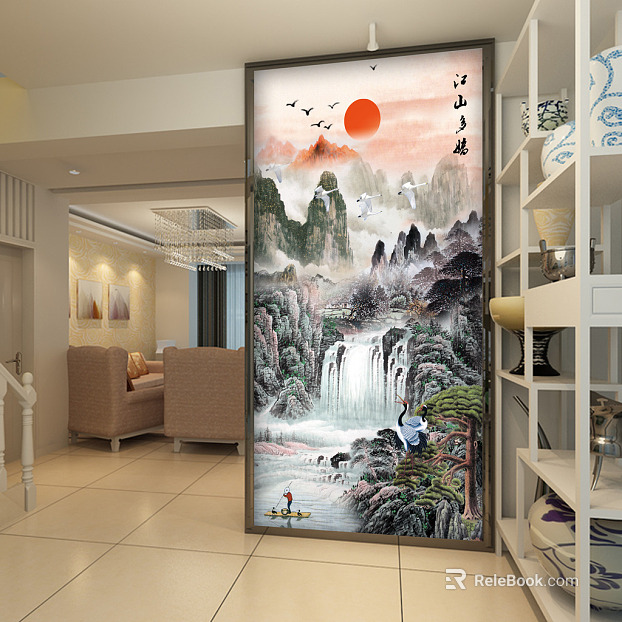 landscape painting texture