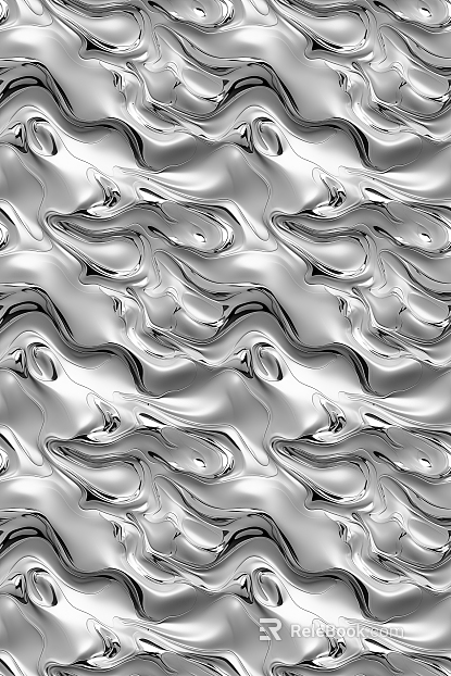 silver water corrugated metal texture