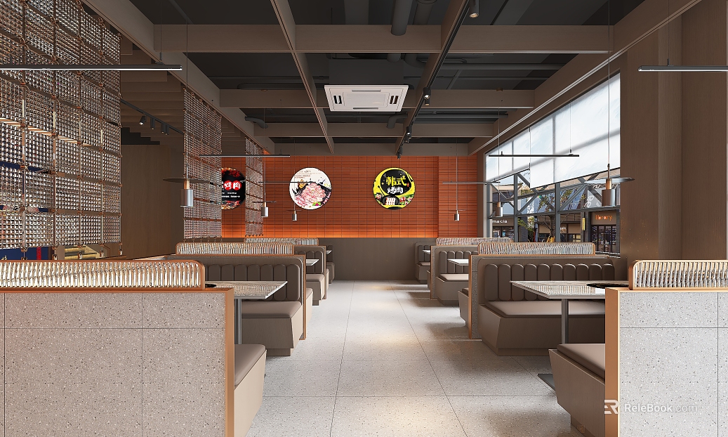 Industrial wind gray terrazzo restaurant space texture