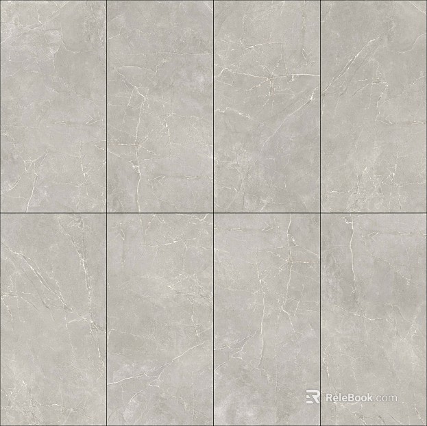Light gray marble tile, stone-patterned antique brick texture