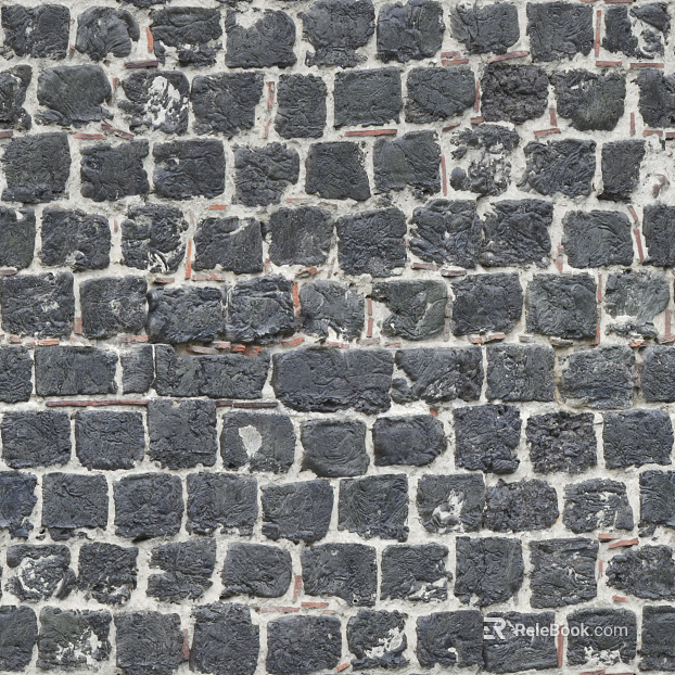 Neat stone brick wall seamless texture