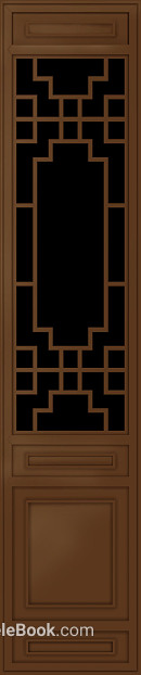 Wood carved net red partition texture