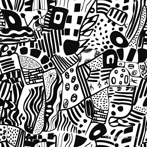 Patterned wall fabric, patterned wallpaper, cartoon wallpaper, cartoon wall fabric, wall fabric, wallpaper, wall covering texture