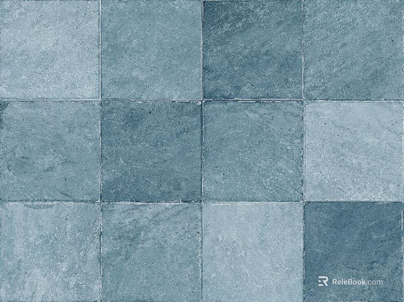Blue Matte Square Tile texture