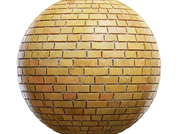 Brick wall PBR texture (ID:ffach494714)
