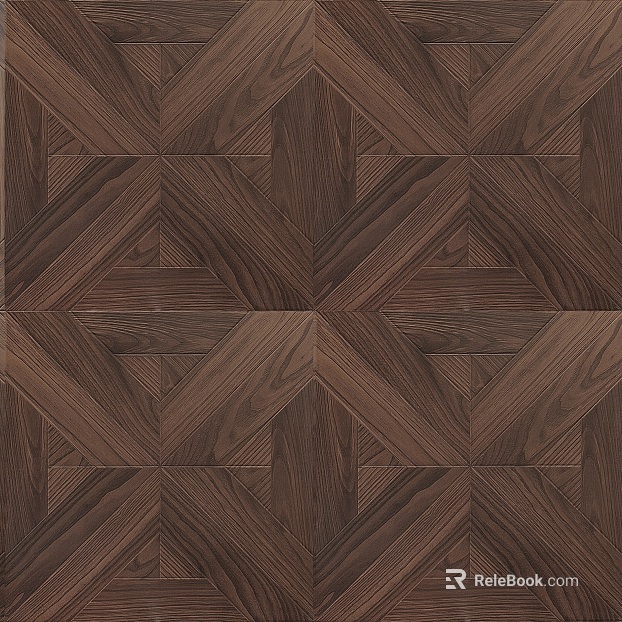 Wood mosaic North American black walnut texture