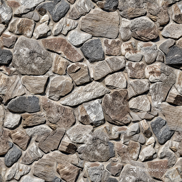 Modern rubble rubble stone wall gravel splicing culture stone wall texture