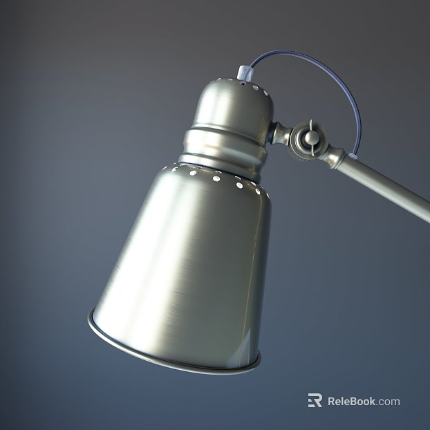 Industrial wind silver gray metal lamp lampshade texture