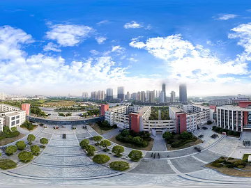 HDR City Leisure Square Panoramic View texture (ID:ffach210303)