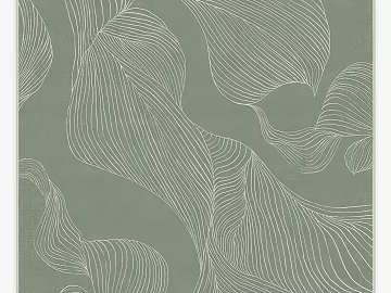 Gray green plant line wallpaper background wall texture (ID:ffaeh505146)