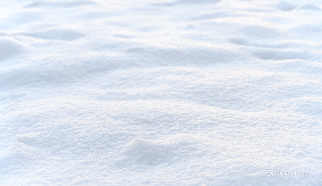 White snowfield outdoor ground texture