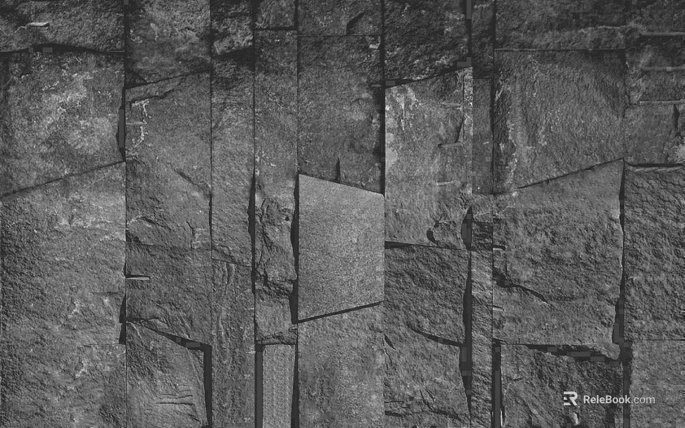 Brick wall gray pattern rock plate texture