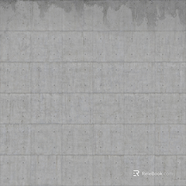 Cement board public toilet gray wall brick texture