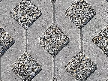 Grey terrazzo brick courtyard pavement texture (ID:ffaeh136839)