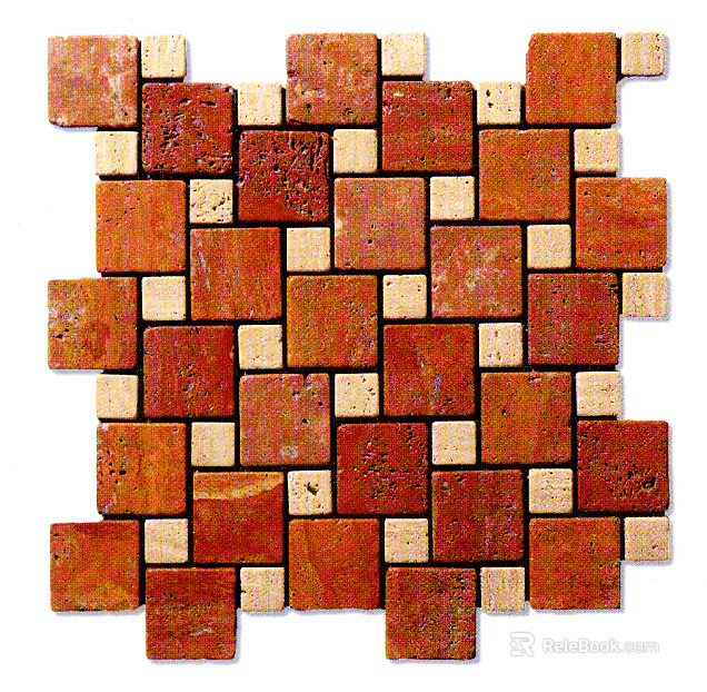 Mosaic Ceramic Map texture