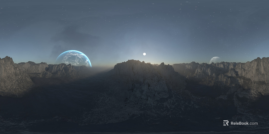 Outer Planet Satellite HDR texture