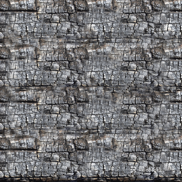 Charcoal roasted mahogany texture