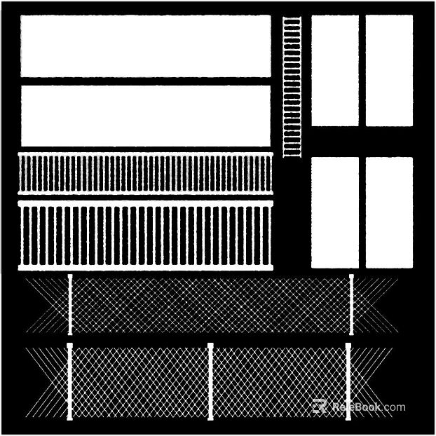 Black and white grille metal mesh wall decoration texture