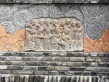 Old brick wall in relief texture (ID:ffach985000)