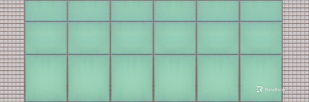 Mint Green Plain Tile Kitchen and Bathroom Wall texture