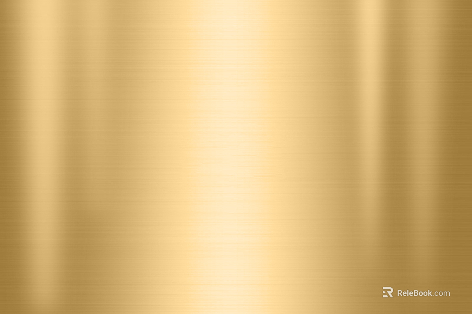 Golden Mirror Stainless Steel Iron texture