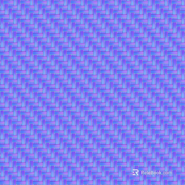 Bamboo weave normal concave-convex texture
