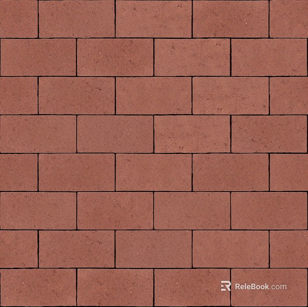 red permeable brick texture
