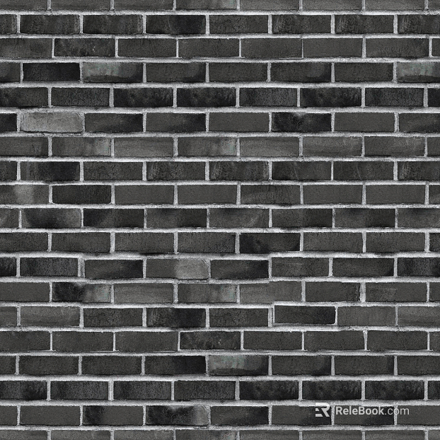 Green brick wall texture