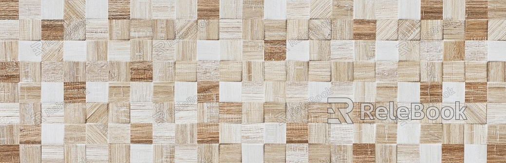 wood grain mosaic texture