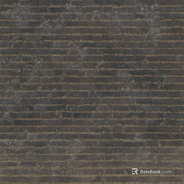 Brick wall dark exterior wall tiles texture