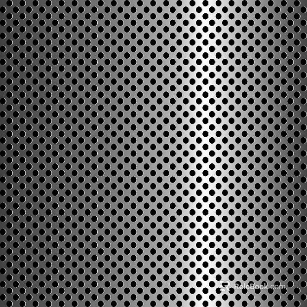 Perforated plate texture