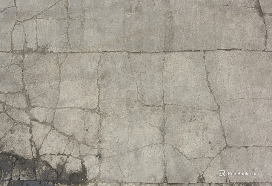cement ground crack texture