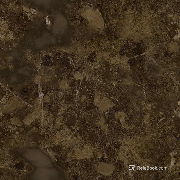 Dark brown terrazzo indoor floor texture