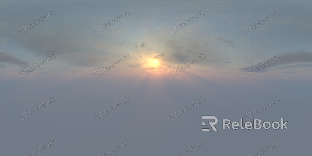 Sunrise Sunset Cloudy Blue Sky Landscape Landscape HDR texture