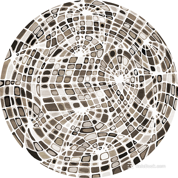Round carpet texture